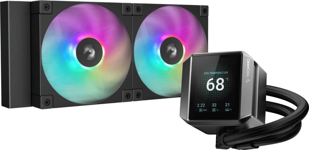 

Система жидкостного охлаждения для процессора DeepCool Mystique 240 ARGB R-LX550-BKADSNC-G-1