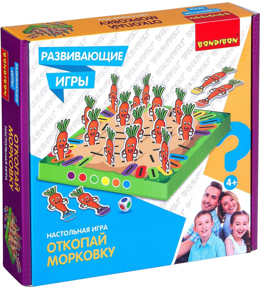 

Развивающая игра Bondibon Откопай морковку ВВ4473