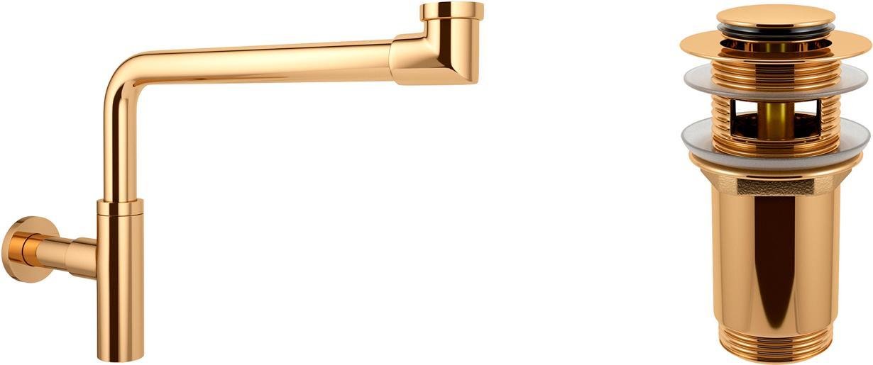 

Сифон Wellsee Drainage System 182126001 (сифон, донный клапан, золото)