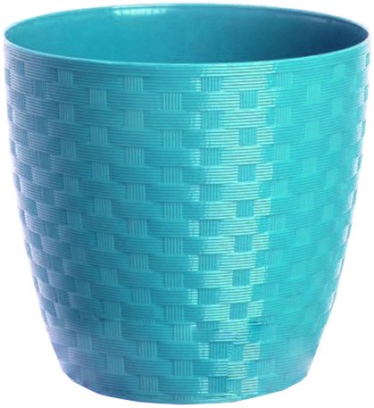 

Кашпо BigPlast Stars Ratan 39026 (бирюзовый)