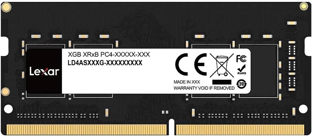 

Оперативная память Lexar 32 ГБ DDR4 SODIMM 3200 МГц LD4AS032G-B3200GSST