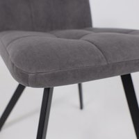 Стул Мамадома Rommy (b28 Antracite Lux/черный)