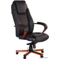 Офисное кресло Бюрократ T-9923MAHOGANY/BLACK (черный)