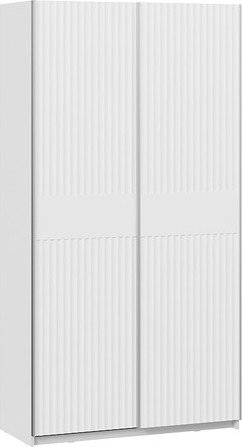 

Шкаф-купе Трия Оскар Тиффани Т2 1200 282709 (серебро/белый снег/белый софт)