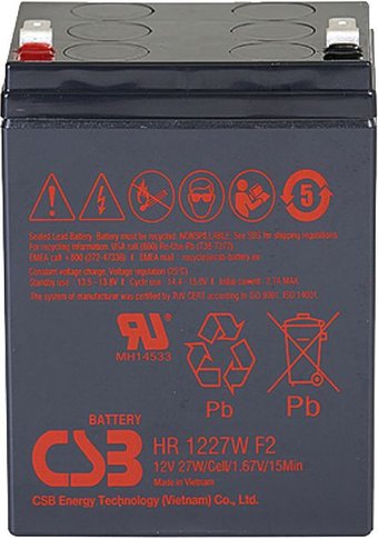 Аккумулятор для ИБП CSB Battery HR1227W F2 (12В/6.5 А·ч)