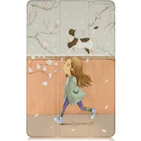 Чехол для планшета JFK Smart Case для Xiaomi Mi Pad 6/Mi Pad 6 Pro 11 600 (девочка и кот)