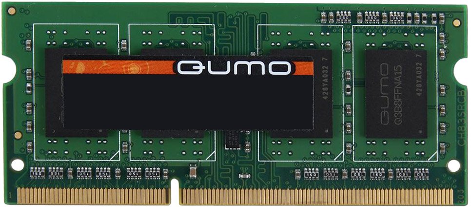 

Оперативная память QUMO 4GB DDR3 SO-DIMM PC3-12800 (QUM3S-4G1600C11)