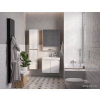  Акватон Тумба с умывальником Сканди Doors 70 1A2789K0SDB20 (белый/дуб верона)