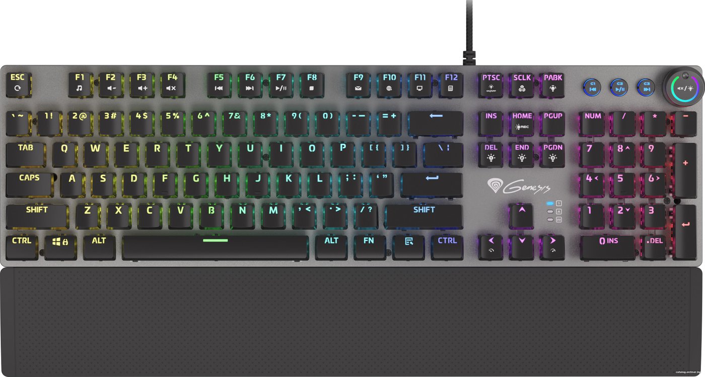 Клавиатура Genesis Thor 400 RGB (нет кириллицы)