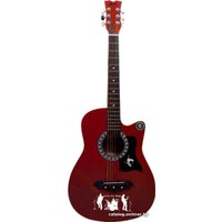 Акустическая гитара Jervis JG-382C (красный)