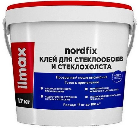 

Клей для обоев ilmax Ready nordfix 17 кг