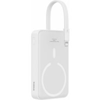 Внешний аккумулятор Baseus Magnetic Mini Wireless Fast Charge 20W 10000mAh (белый)