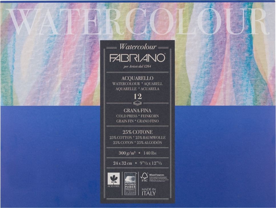 

Альбом для рисования Fabriano Watercolour 7312432 (12 л)
