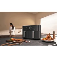 Аэрогриль (аэрофритюрница) Xiaomi Dual Zone Air Fryer 10L MAF-D1001 (евровилка)