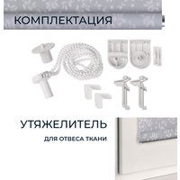 Мини рулонные шторы Franc Gardiner Print Черника 75x160 9403217823 (голубой)