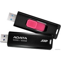 Внешний накопитель ADATA SC610 500GB SC610-500G-CBK/RD