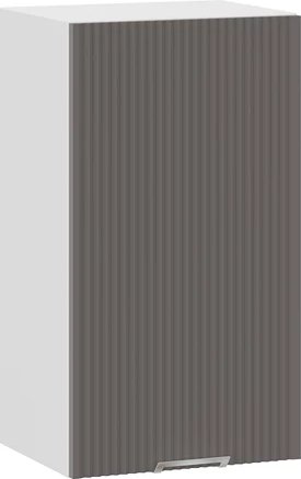 

Шкаф навесной Трия Кимберли 1ВВ4 с одной дверью (белый/муссон)