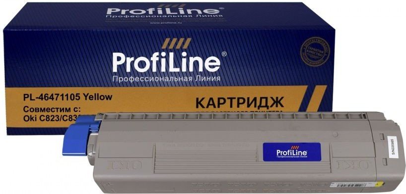 

Картридж ProfiLine PL-46471105-Y (аналог Oki 46471105 Y)