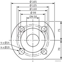 Циркуляционный насос Wilo TOP-S50/10