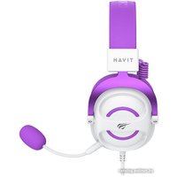 Наушники Havit Gamenote H2002e (белый/фиолетовый)