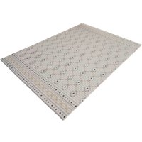 Ковер для жилой комнаты Radjab Carpet Сканди Сизаль Прямоугольник 10706A 12257RK (1.6x3, Grii/Krem)