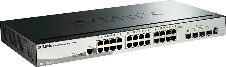 

Управляемый коммутатор уровня 2+ D-Link DGS-1510-28X