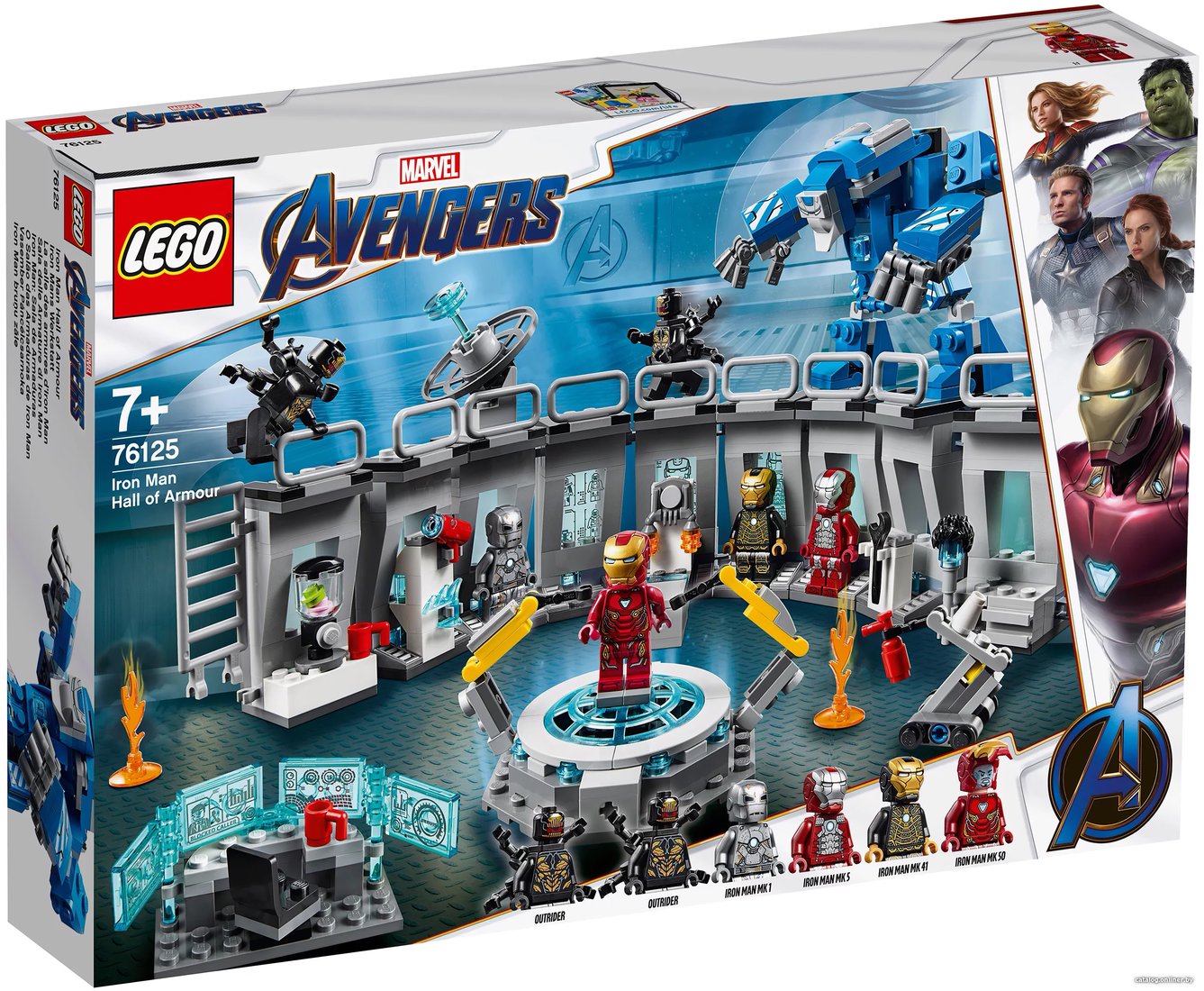 Конструктор LEGO Marvel Super Heroes 76125 Лаборатория Железного человека
