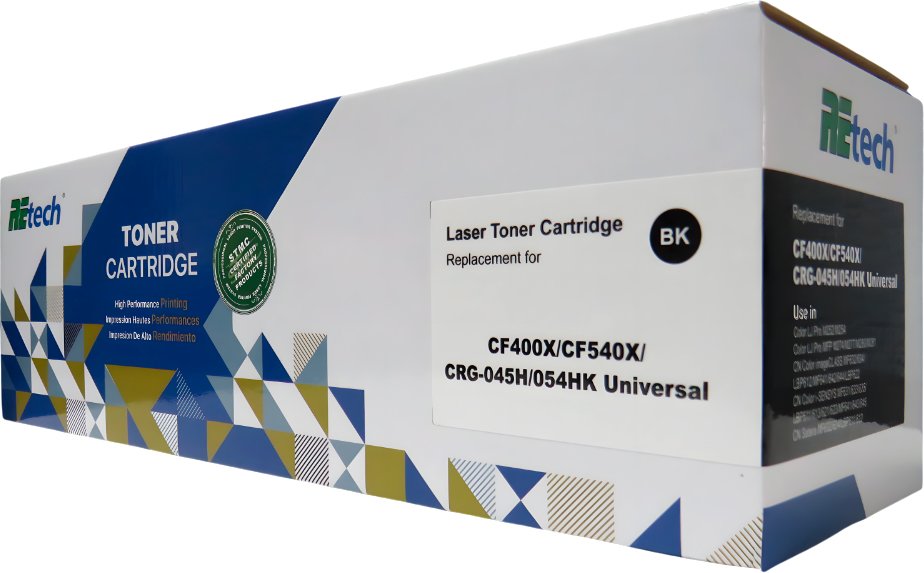 

Картридж Retech CF400X/CF540X/CRG-045H/054H-K