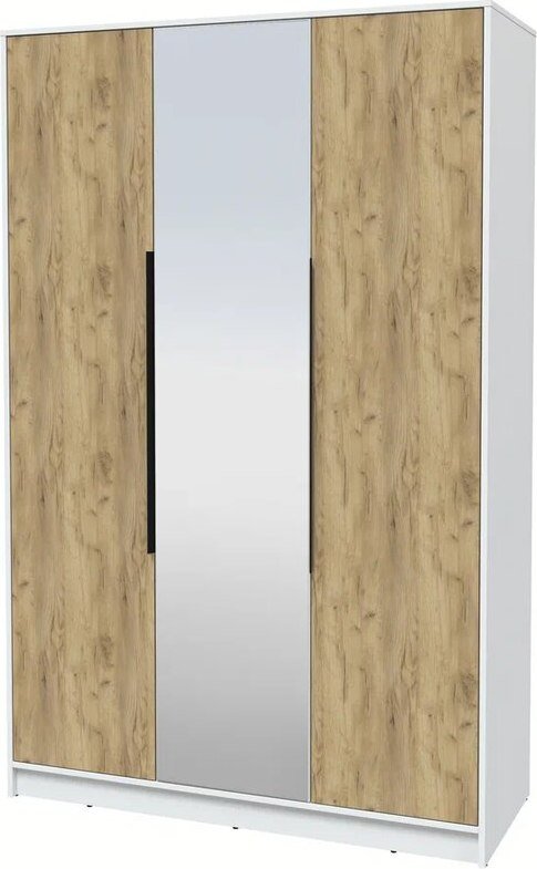 

Шкаф распашной Интерлиния Концепт КТ-Ш3з (дуб золотой/белый платинум)