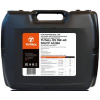 Моторное масло Tutall RS 0W-40 SN/CF A3/B4 20л