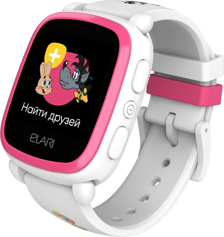 

Детские умные часы Elari KidPhone Ну, погоди! (белый)