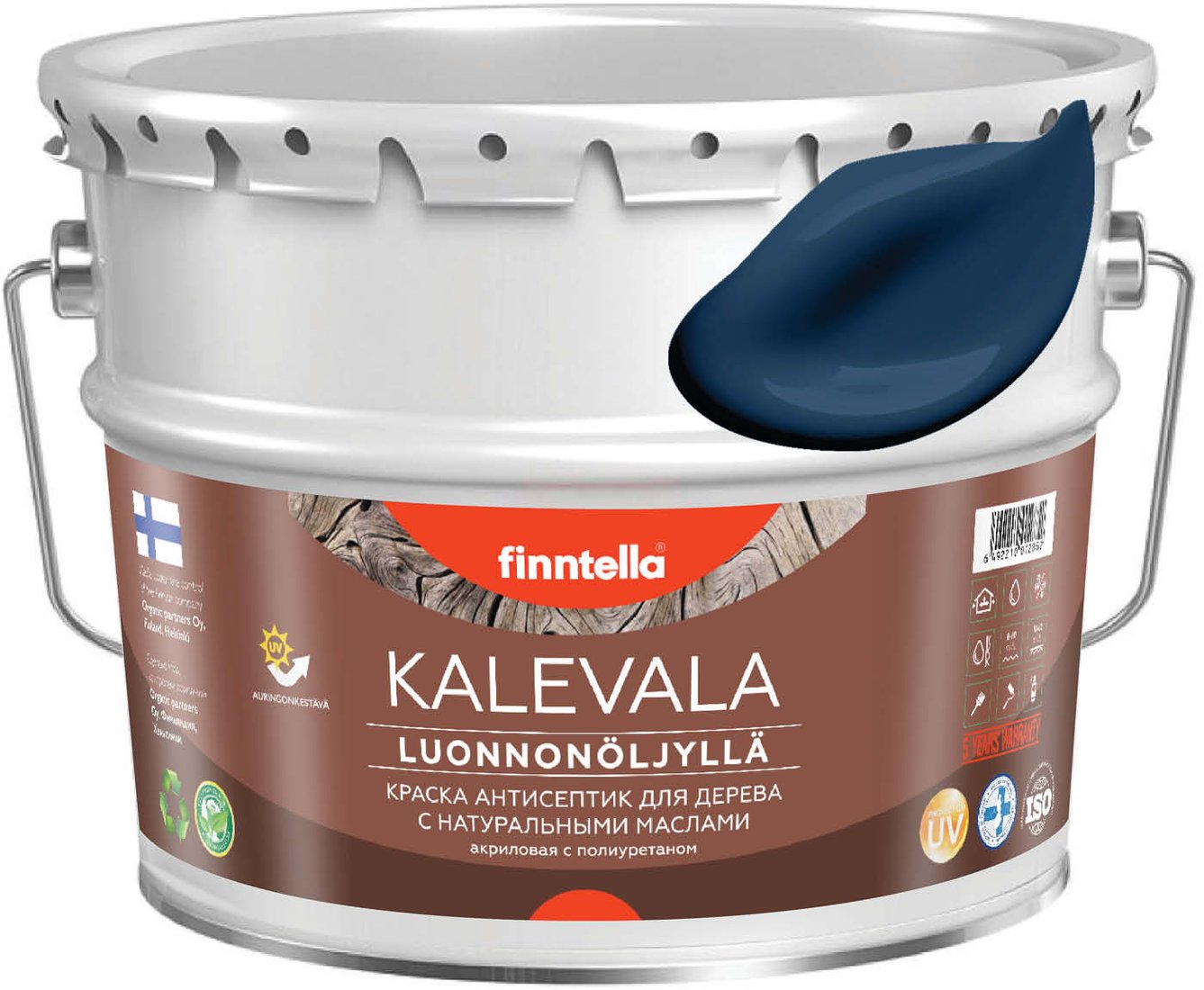

Краска Finntella Kalevala Keskiyo F-13-1-9-FL002 9 л (синий)
