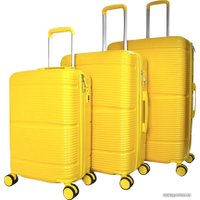 Чемодан-спиннер Mironpan 77065 76 см (желтый)