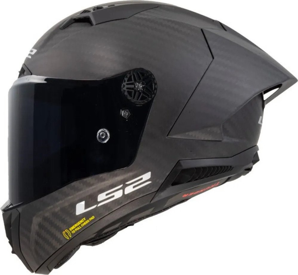 Мотошлем LS2 FF805 Thunder C GP Aero Spoiler (XL, матовый черный)