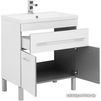 Aquanet Тумба Верона New 75 00213031 с умывальником Нота New 75 (белый)