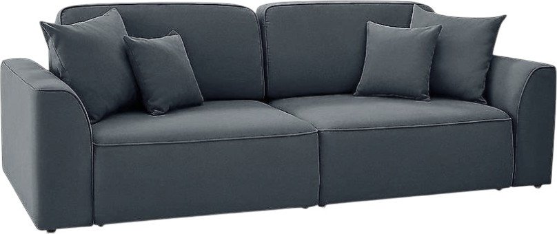 

Диван Mio Tesoro Венеция (велюр серый)