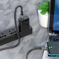 Кабель Borofone BX82 USB Type-C - USB Type-C (1 м, черный)