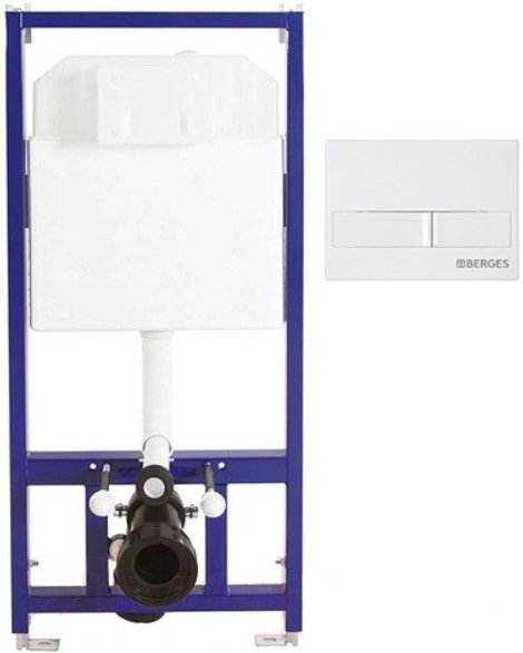 

Инсталляция для унитаза Berges Wasserhaus Novum 525 040000 + L1 040011