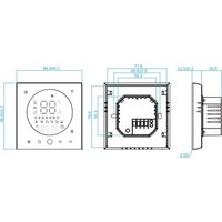 Терморегулятор Sundays Home 241125015 (черный)
