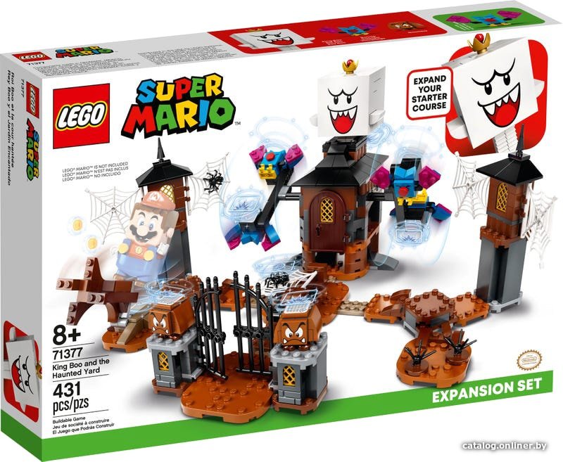 Конструктор LEGO Super Mario 71377 Король Бу и двор с призраками. Доп. набор