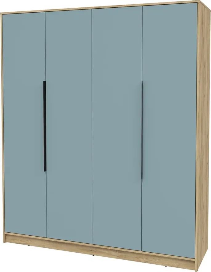 

Шкаф распашной Интерлиния Концепт КТ-Ш4 Глосс (дуб золотой/океан)