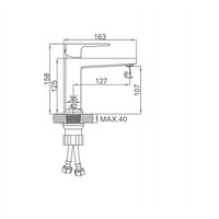 Смеситель Ledeme L1073B