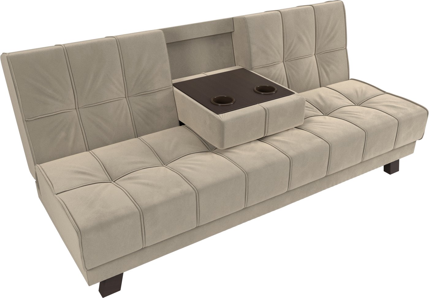 

Диван Mio Tesoro Винсент (микровельвет, бежевый)