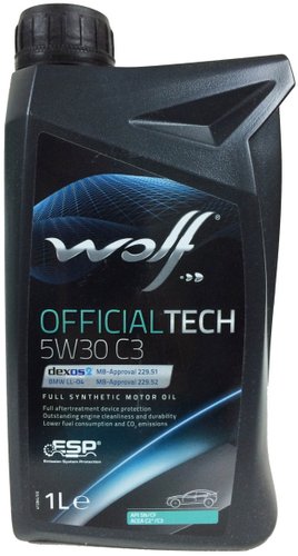 Wolf OfficialTech 5W-30 C2/C3 1л