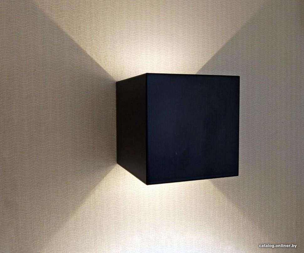 Бра Kinklight КУБ w10x10 h10 Led 6w 08585,19(3000K) (черный)