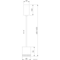 Подвесная люстра Elektrostandard 50243 LED (золото)