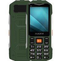 Кнопочный телефон Maxvi T19 (зеленый)
