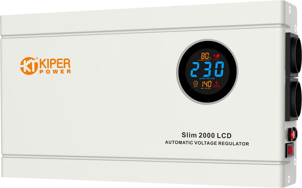 

Стабилизатор напряжения Kiper Power Slim 2000 LCD