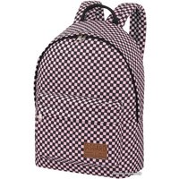 Городской рюкзак Asgard Р-5137П (клетка, черный/розовый)