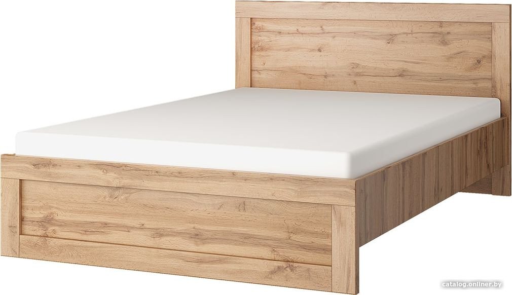 Кровать Anrex Mortiz 140x200 с ПМ (дуб вотан)